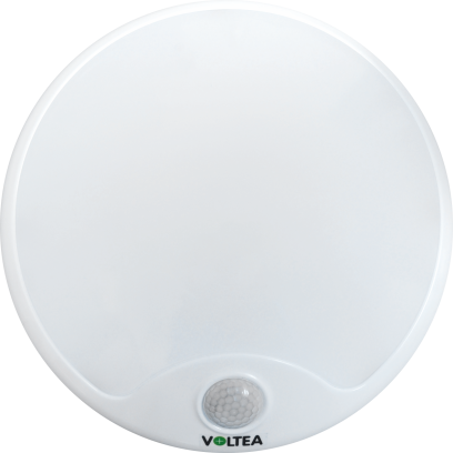 PLAFON oprawa LED 8W/10W IK10 IP40 czujnik PIR 4500K STAŁE ŚWIECENIE W STANIE CZUWANIA DETECTA