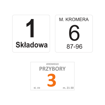 Oklejenie klosza oznakowaniem wycinanym