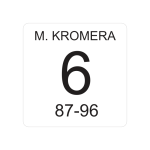 Oklejenie klosza oznakowaniem wycinanym