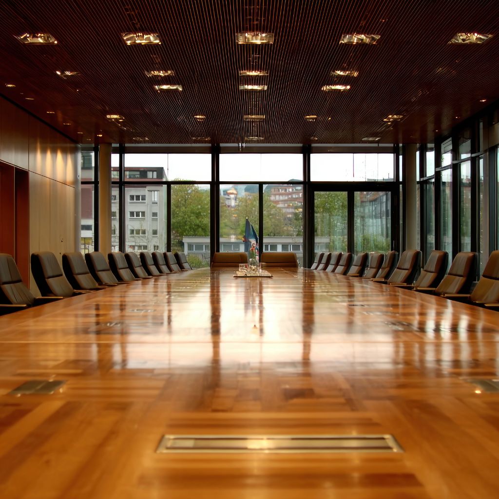 Oświetlenie sali konferencyjnej